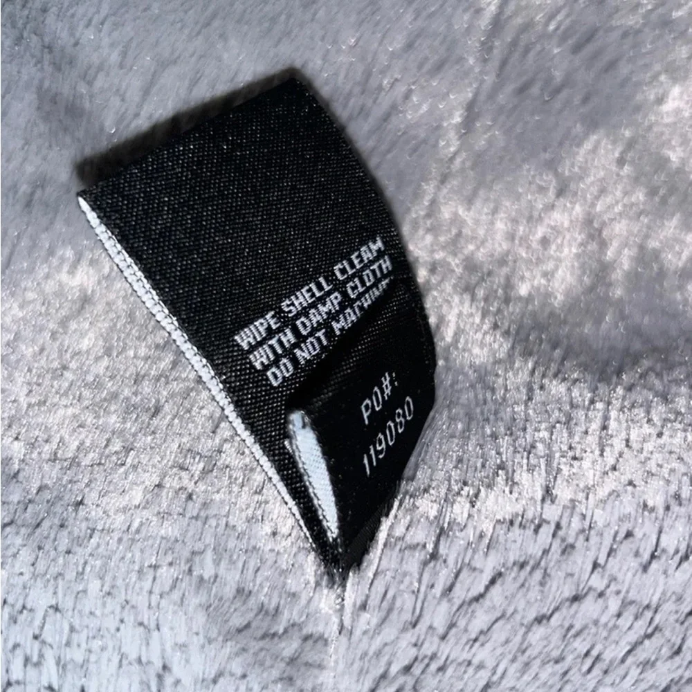 Jou Jou Vegan Leather Moto Jacket Gray Women’s Medium New With Tags - Picture 12 of 16